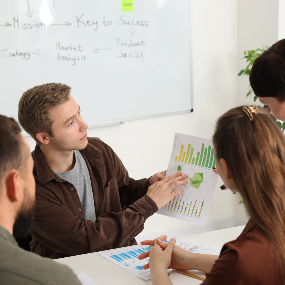 A nonprofit accounting professional at work.
